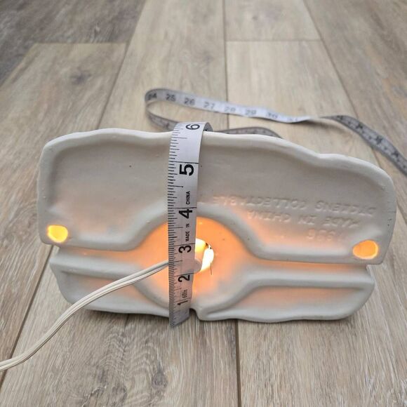 Dickens Collectible vintage 1996 Town Park Carol Trees Christmas Village lighted - Picture 10 of 12